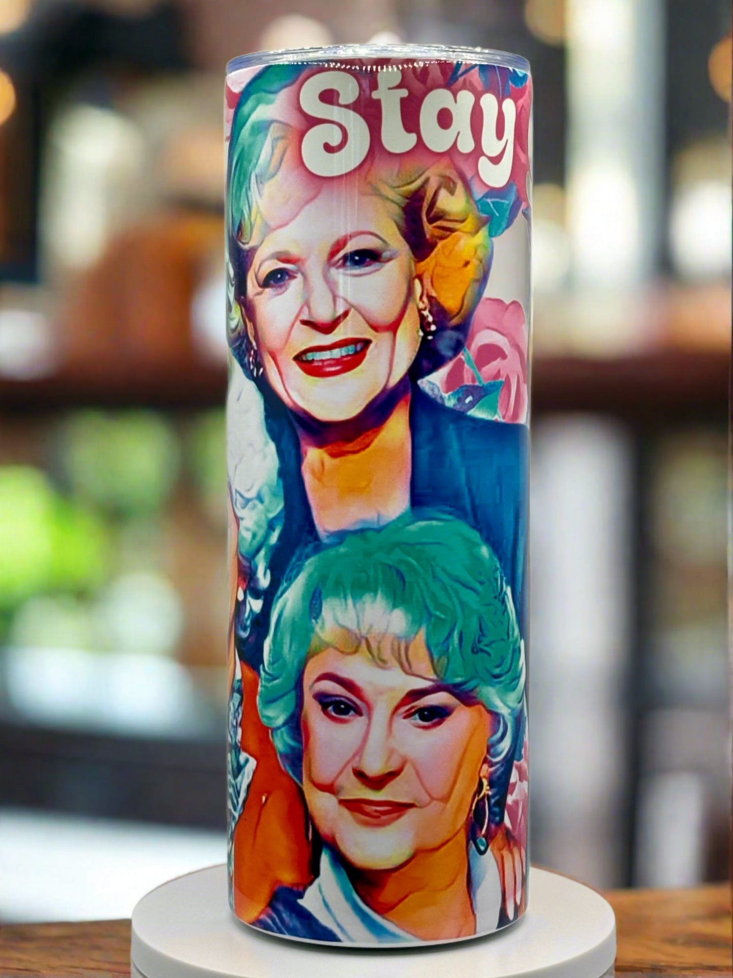 Golden Girls Tumbler - 'Stay Golden' - Perfect Gift for Fans of the Classic TV Show