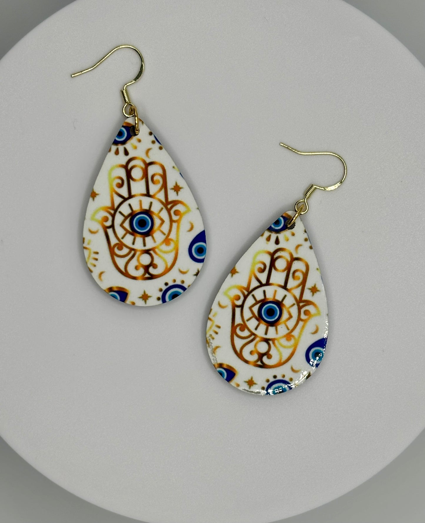 Bold and Beautiful Evil Eye Earrings- Ancient and Ubiquitous Energy.