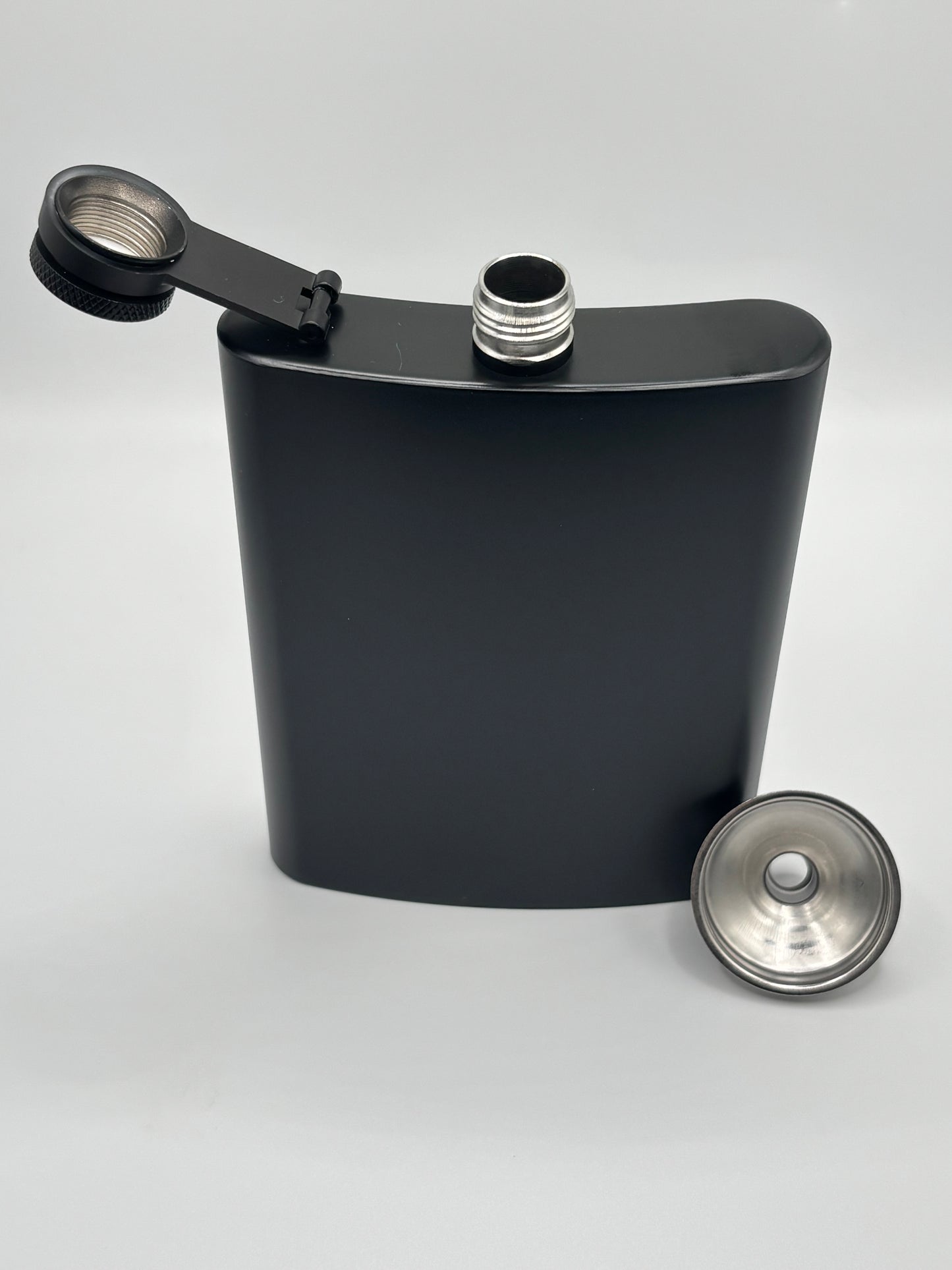 Stainless Steel Engraved Hip Flask - 8oz Capacity, Customized