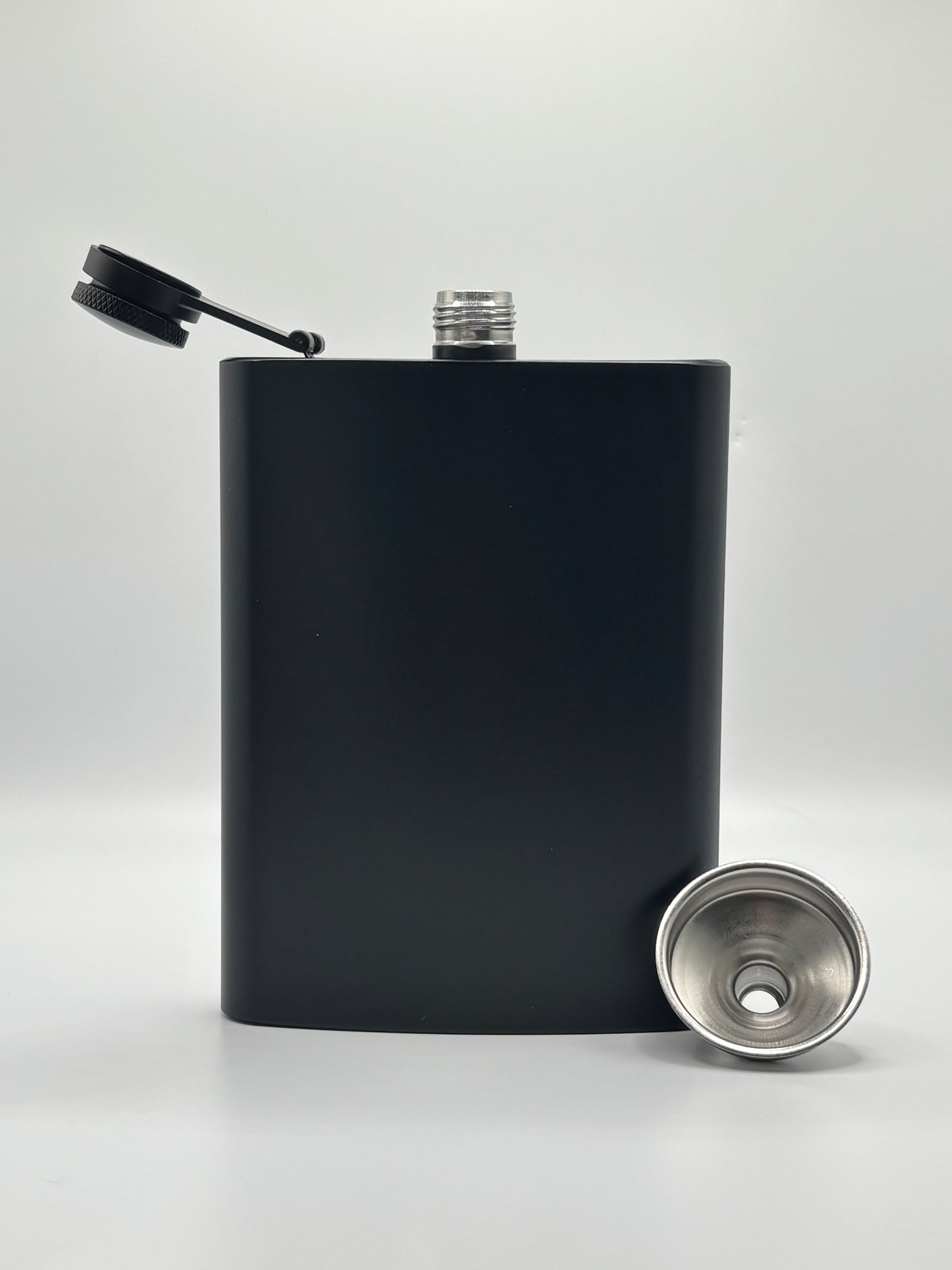 Stainless Steel Engraved Hip Flask - 8oz Capacity, Customized