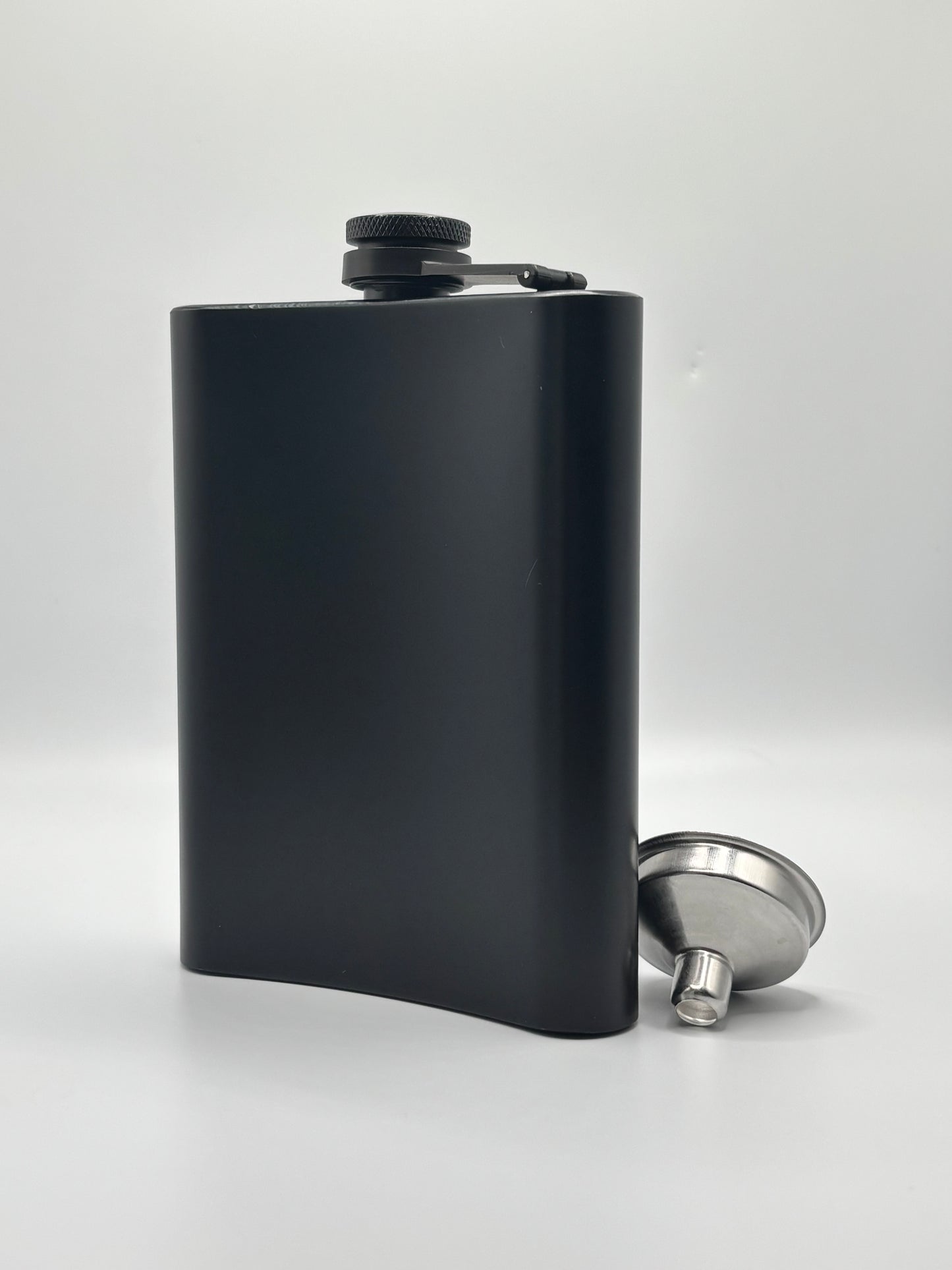 Stainless Steel Engraved Hip Flask - 8oz Capacity, Customized