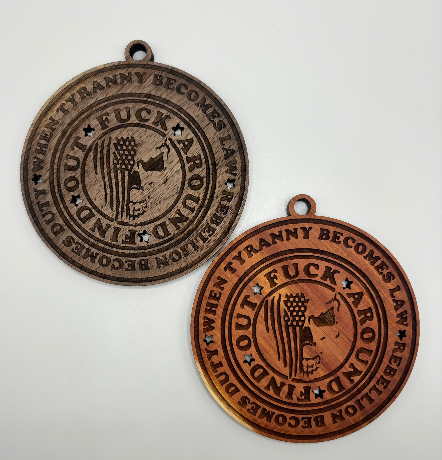 Scented Wood Car Air Freshener Novelty Edition
