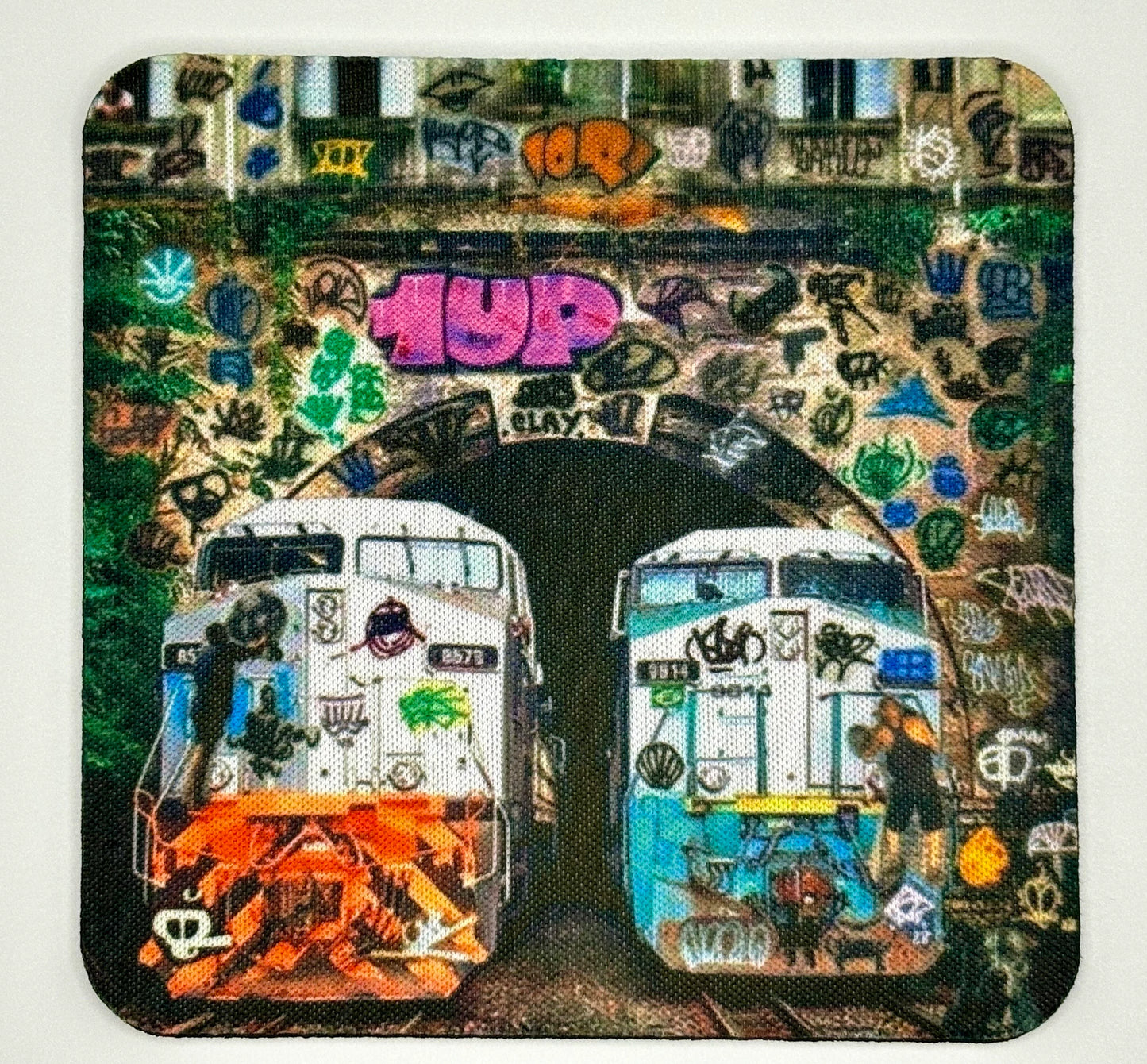 Street Art Inspired Coasters! Vibrant décor for your Home. (Set of 4)