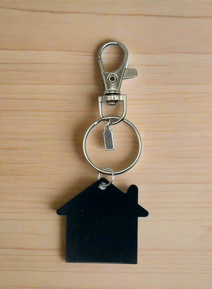 Personalized Engraved Realtor Marketing Keychains - Double Sided Custom Engraving