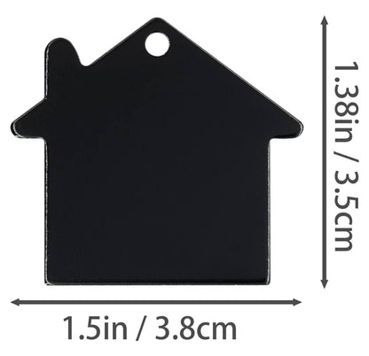 Personalized Engraved Realtor Marketing Keychains - Double Sided Custom Engraving