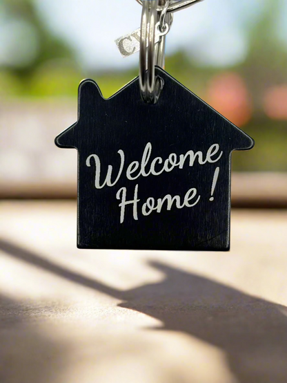 Personalized Engraved Realtor Marketing Keychains - Double Sided Custom Engraving